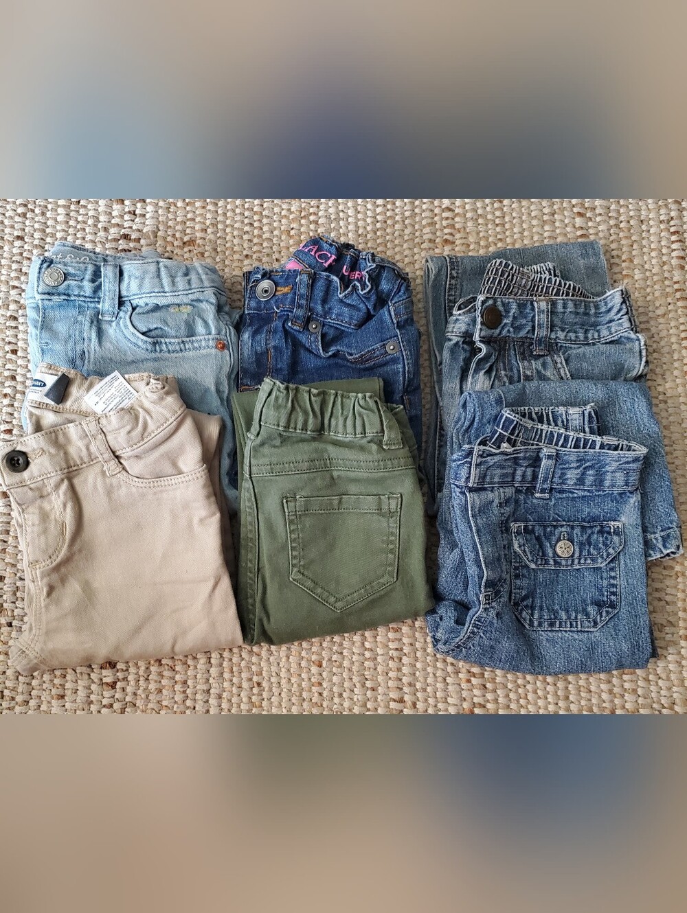6 Pairs 4T Girls Jeans
